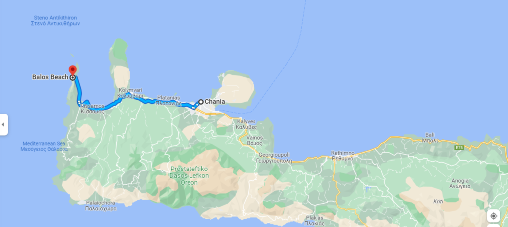 Route #6: Chania to Balos Lagoon